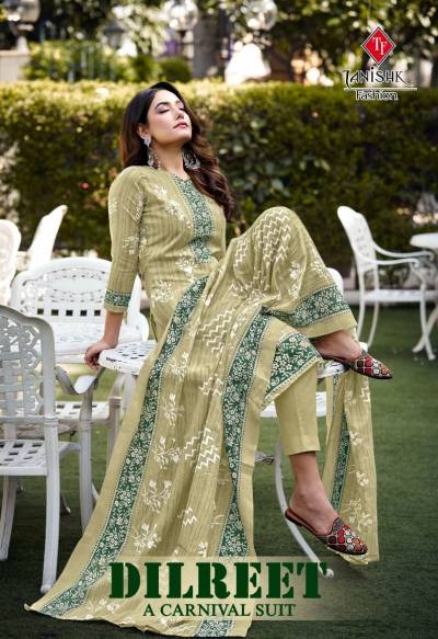 Dilreet By Tanishk Fancy Cotton Summer Wear Salwar Kameez Collection